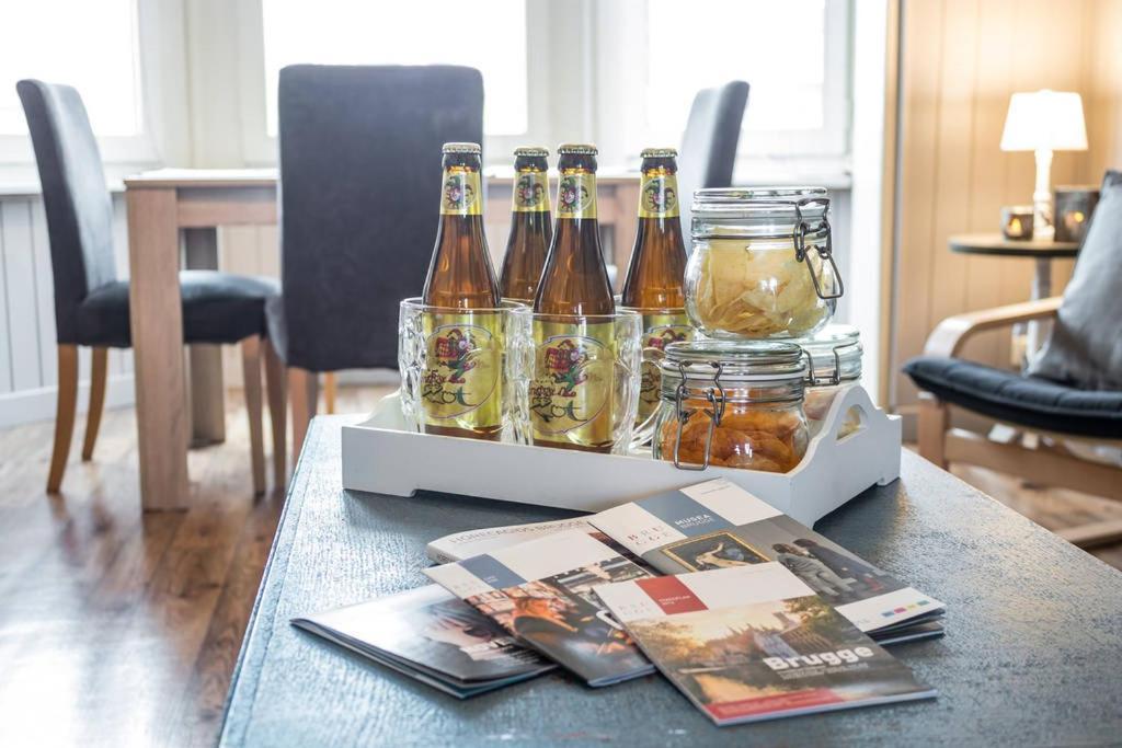 Charmant Appartement Met Zicht Damse Vaart @Brugge Exteriör bild